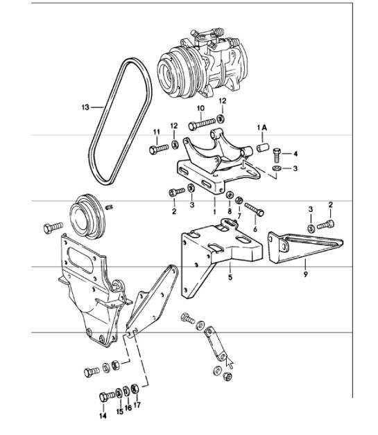 Diagram 813-35 Porsche 996 C4 3.6L 09/01-2005 Body