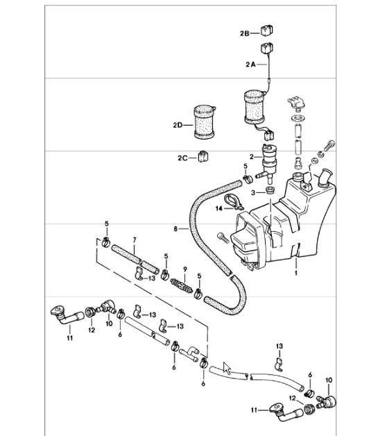 Diagram 904-20 Porsche Cayenne GTS V8 4.8L Petrol 400HP Electrical equipment