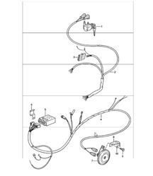 alarm system left-hand drive 911 1978-83