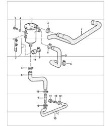 Separatore olio 911 TURBO 930.66/68 1984-86