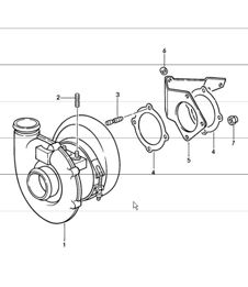 turbocompresor 911 TURBO 1984-86 turbocompresor 911 TURBO 1984-86
