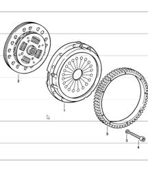 embrayage 911 1984-86 embrayage 911 1984-86