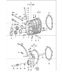 gear housing, transmission cover 911 1984-86 gear housing, transmission cover 911 1984-86