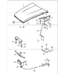 lid front 911 1984-86 lid front 911 1984-86