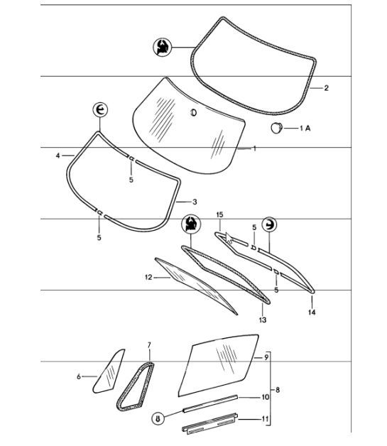Diagram 805-00 Porsche 991 Carrera 2S 3.0L (420 Bhp) Body