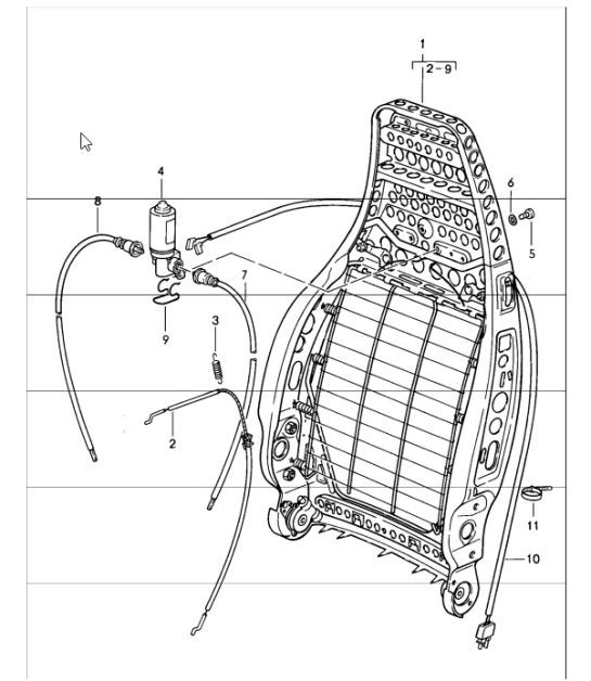 Diagram 808-24 Porsche 911 & 912 (1965-1989) Body