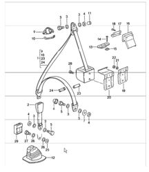 veiligheidsgordel voor 911 1984-86