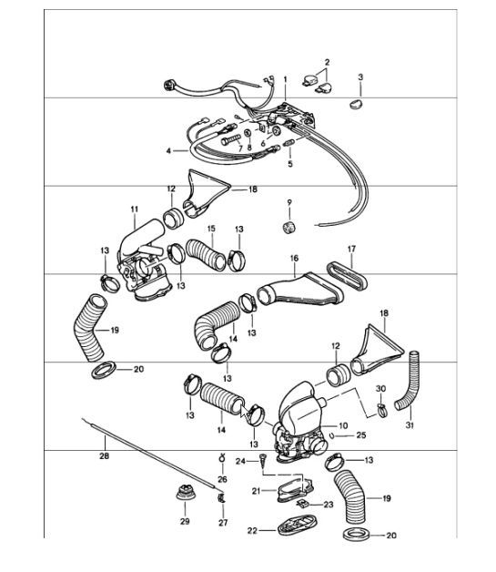 Diagram 813-01 Porsche 911 & 912 (1965-1989) Body