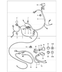 elektrische componenten voor airconditioner 911 1984-86 elektrische componenten voor airconditioner 911 1984-86