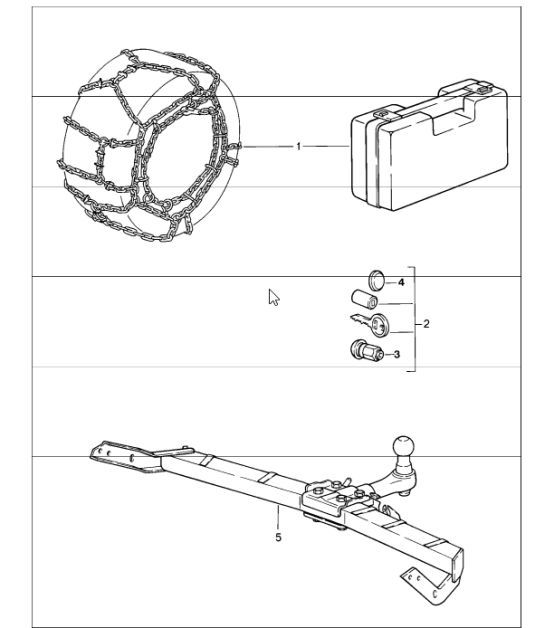 Diagram 002-00 Porsche 991 Carrera C2S 3.8L (400 ch) Accessoires et autres 