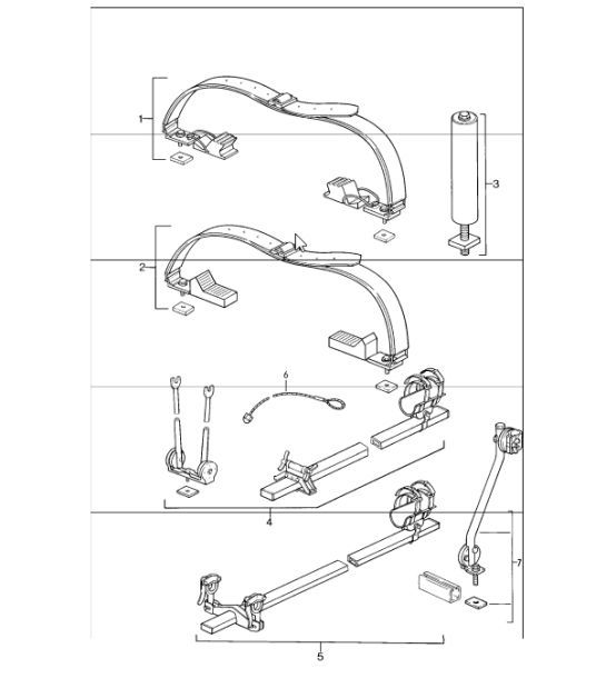 Diagram 002-06 Porsche Boxster T 718 2.0L Manual (300 Bhp) Accessories & others 