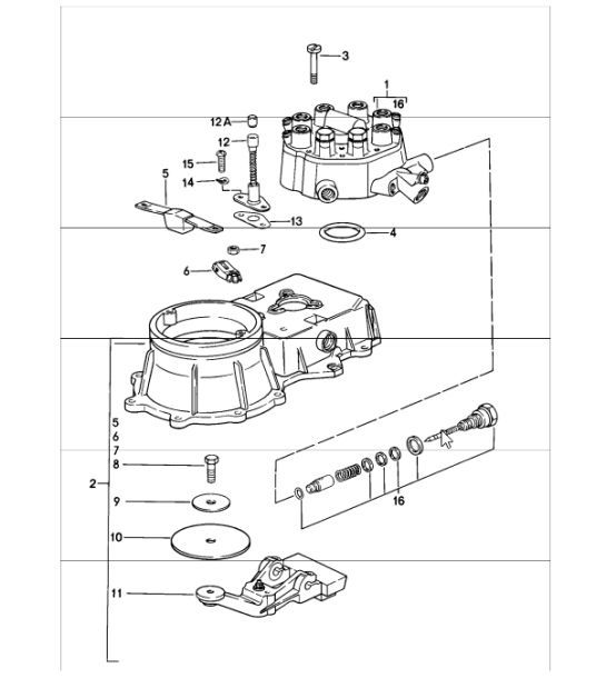 Diagram 107-15 Porsche Cayenne S/GTS 4.8L 2007>> Engine