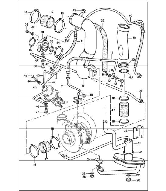 Diagram 107-40 Porsche Cayenne 3.2L V6 2003>> Engine