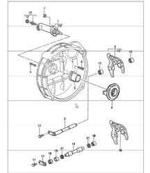 débrayage hydraulique 911 1987-89 débrayage hydraulique 911 1987-89