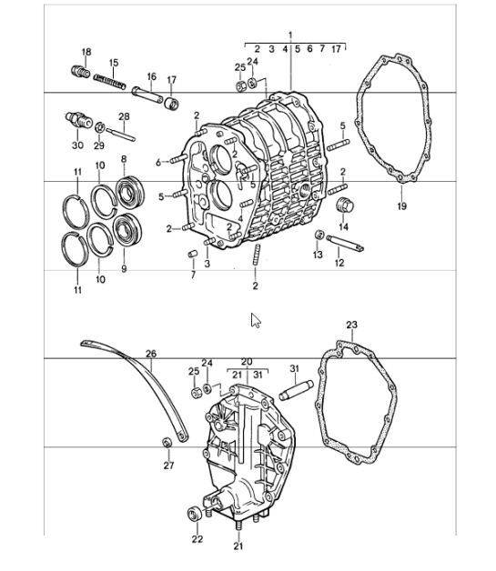 Diagram 302-07 Porsche Cayenne Coupe Turbo S E-Hybrid V8 4.0L 550CV 