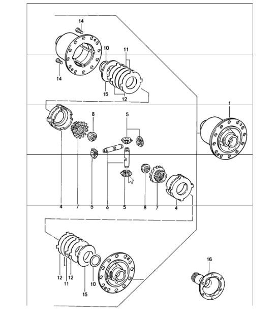 Diagram 305-05 Porsche Cayenne Turbo S E-Hybrid V8 4.0L 550Hp 