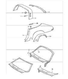 pannellatura esterna è necessario rielaborare 911 TARGA / CABRIO / SPEEDSTER 1987-89 pannellatura esterna è necessario rielaborare 911 TARGA / CABRIO / SPEEDSTER 1987-89