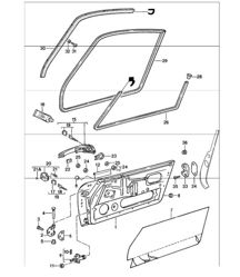 accesorios puertas 911 1987-89 accesorios puertas 911 1987-89