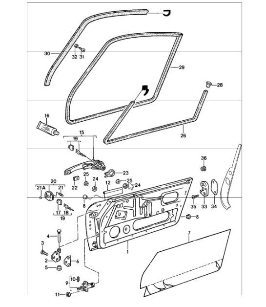 Diagram 804-00 Porsche 992 Carrera 2 3.0L Cabriolet 