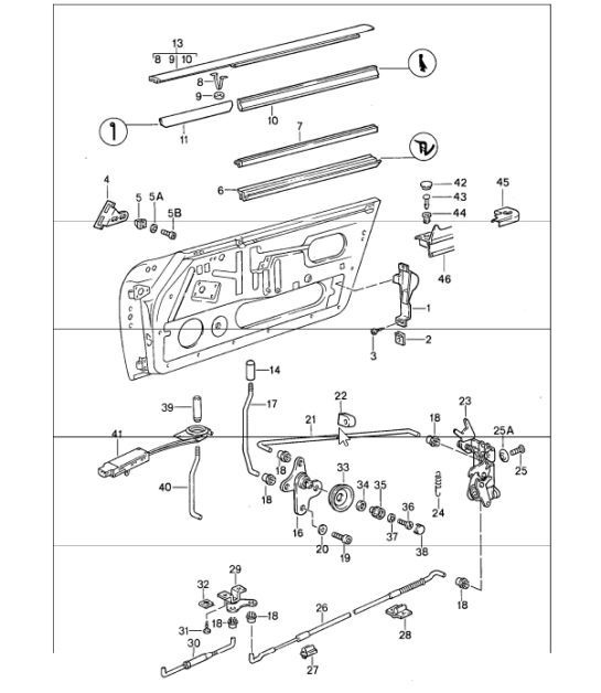 Diagram 804-05 Porsche 911 & 912 (1965-1989) Body