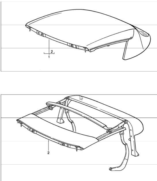 Diagram 811-10 Porsche 911 & 912 (1965-1989) Body