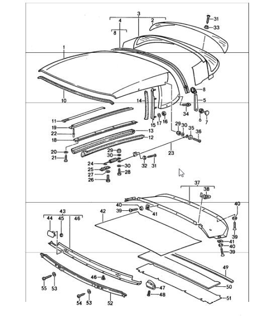 Diagram 811-15 Porsche Cayenne 9YA 2018-2023 