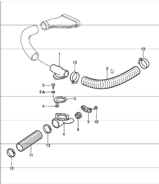 Diagram 813-10 Porsche Boxster S 981 3.4L 2012-16 Body