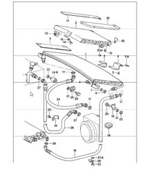 Kondensatorleitungen, Zubehör und anderes HINTEN 911 1987-89 Kondensatorleitungen, Zubehör und anderes HINTEN 911 1987-89