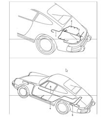 cablaggi motore - dme - sensore o2 closed-loop ctrl 911 1987-89