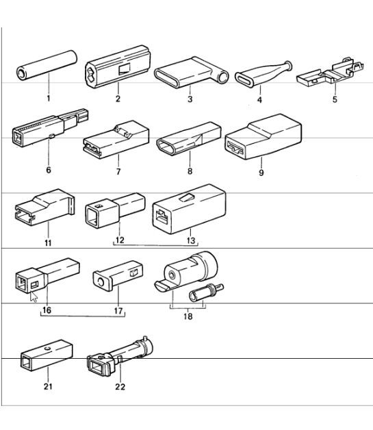 Diagram 902-54 Porsche Cayman 2.9L 987C MKII 2009-12 Electrical equipment