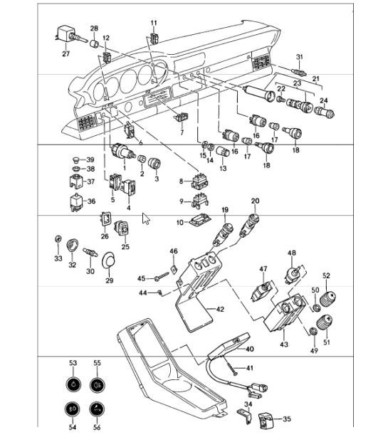 Diagram 903-06 Porsche 911 & 912 (1965-1989) Electrical equipment