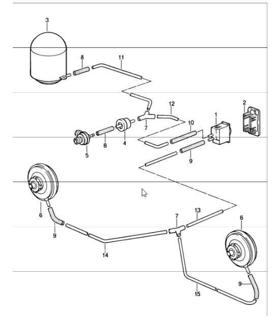 Diagram 905-02 Porsche 911 & 912 (1965-1989) Electrical equipment