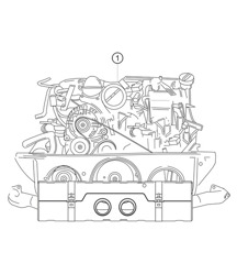 Moteur de rechange pour Porsche 911 (991) GT3 Cup 2016