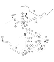 Circuito acqua anteriore 911 (991) GT3 CUP 2016