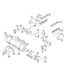 Exhaust system 911 (991) GT3 CUP 2016