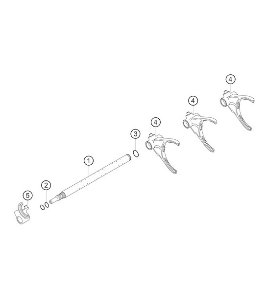 Diagram 3.3-14 Porsche 356A 1955-59 Transmission