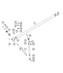 Anti-roll bar rear 911 (991) GT3 CUP 2016