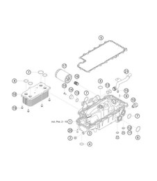 oil pump housing 911 (991) GT3 CUP 2018 - 2019