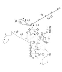 brake lines front 911 (991) GT3 CUP 2018 - 2019