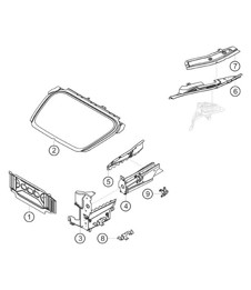 Sheet metal parts front 911 (991) GT3 CUP 2018 - 2019