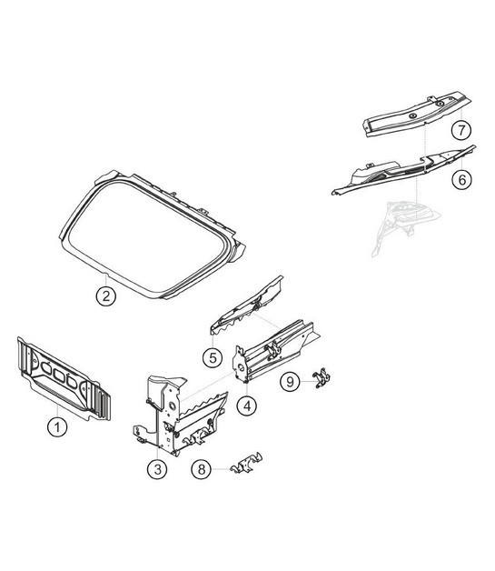 Diagram 8.8-02 Porsche 968 (1992-1995) Body