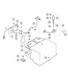 Batteria e relè principale 911 (991) GT3 CUP 2018 - 2019