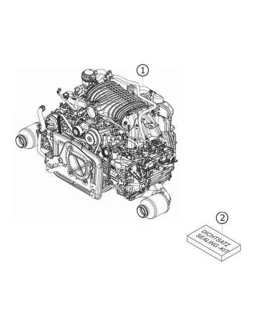 Diagram 1.1-01 Porsche Cayenne S/GTS 4.8L 2007>> Engine