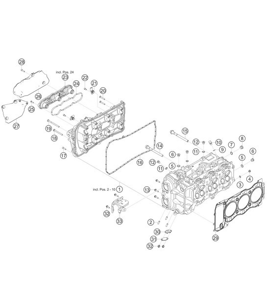 Diagram 1.1-05 Porsche 997 GT3 2007>> Engine