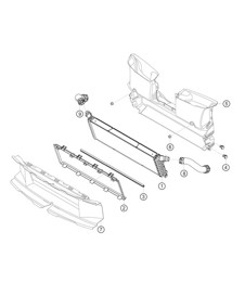 Radiador de agua intermedio 911 (992) GT3 CUP 2021