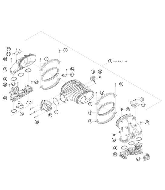 Diagram 1.1-22 Porsche Taycan (9J1) MK1 2020-2024 