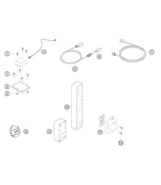 Diagram 0.0-02 Porsche 356 1950-55 Accessories & others 