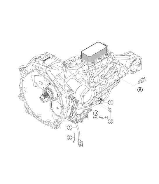 Diagram 3.3-03 Porsche Macan (95B) MK1 (2014-2018) Transmission