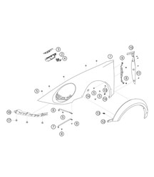 Spatbord voor 911 (992) GT3 CUP 2021