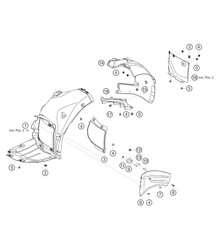 Spatbordbeschermers 911 (992) GT3 CUP 2021